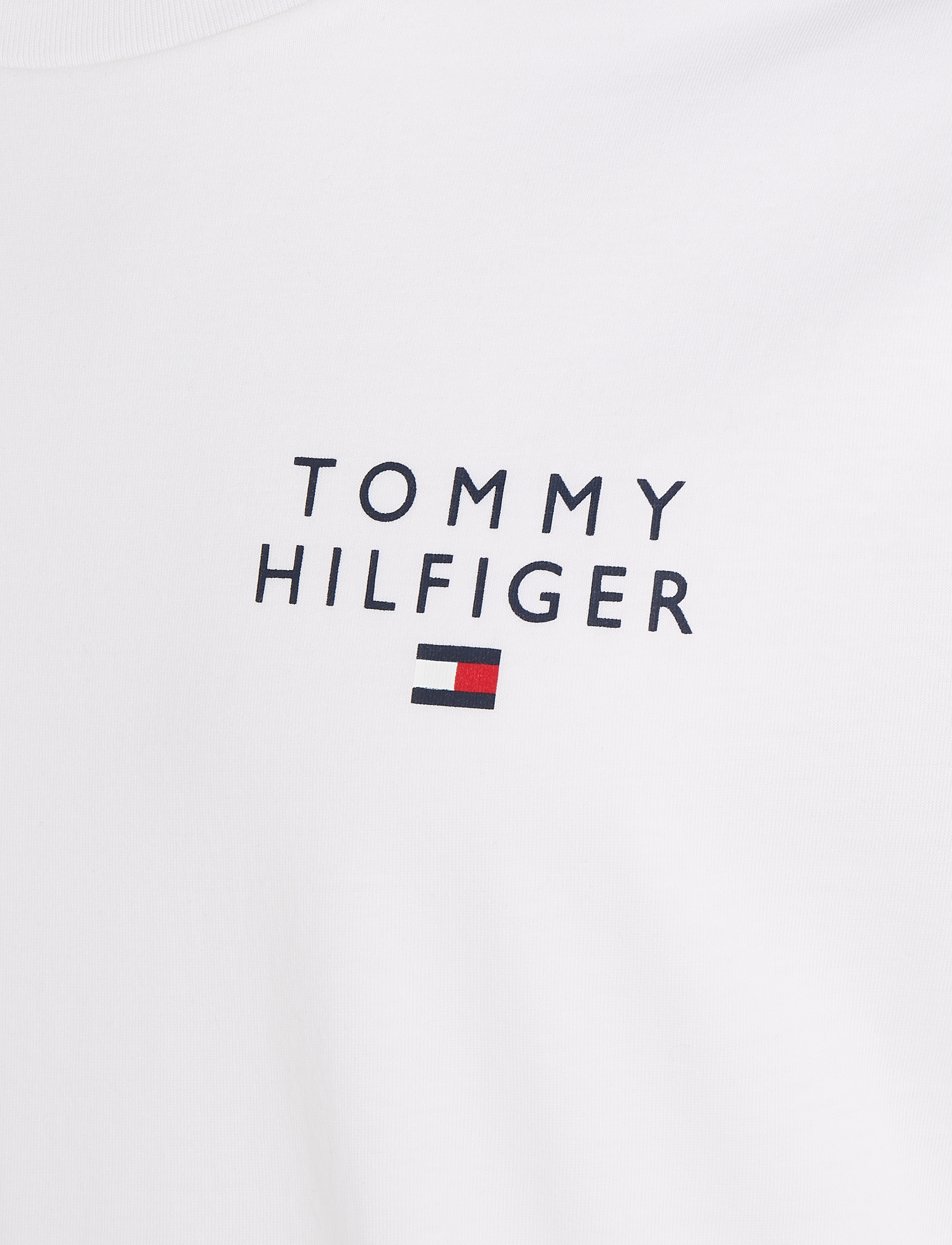 Tommy Hilfiger - CN SS TEE LOGO - kortærmede t-shirts - white - 3