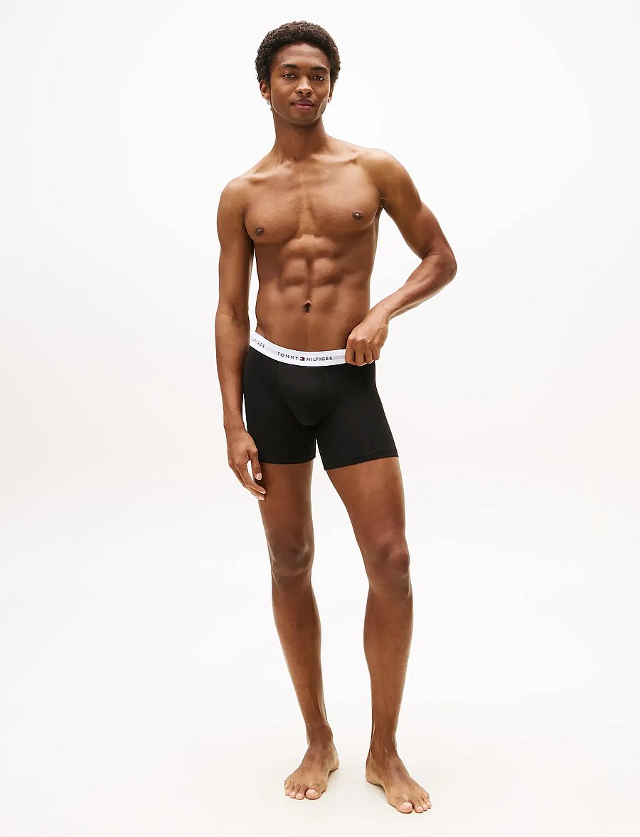 Tommy Hilfiger - 3P BOXER BRIEF - blk drk ash wdg blu - 3
