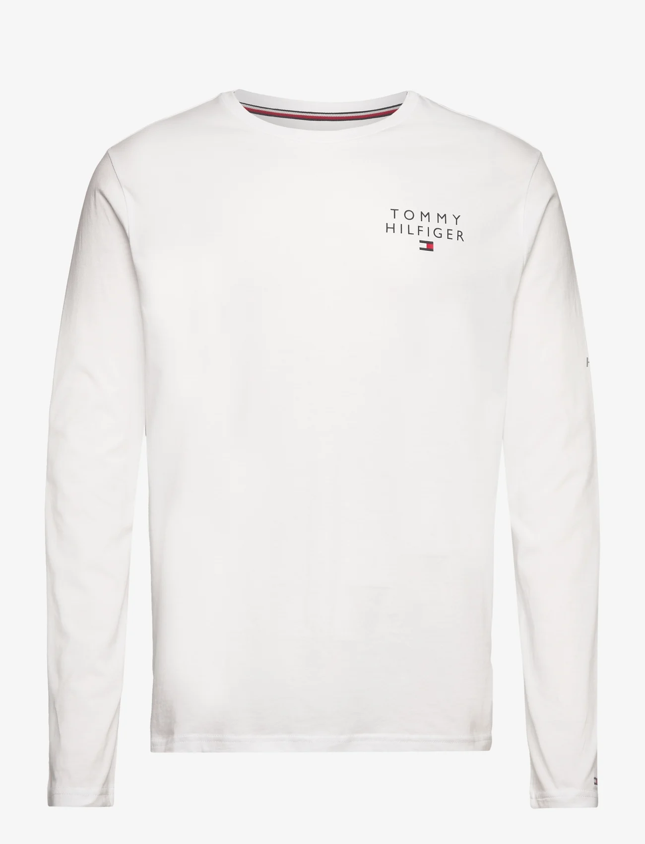 Tommy Hilfiger - LS TEE LOGO - langærmede t-shirts - white - 0