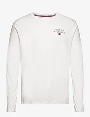 Tommy Hilfiger - LS TEE LOGO - langærmede t-shirts - white - 0