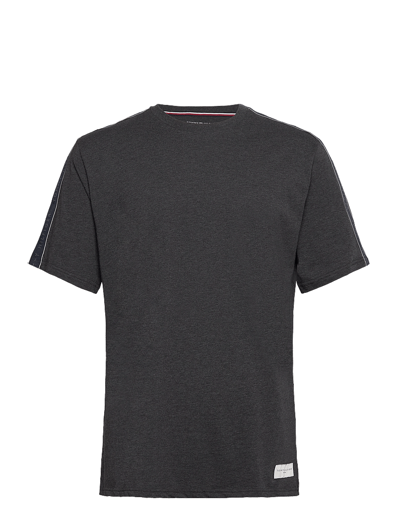 Tommy Hilfiger - SS TEE LOGO - kortärmade t-shirts - dark grey ht - 0