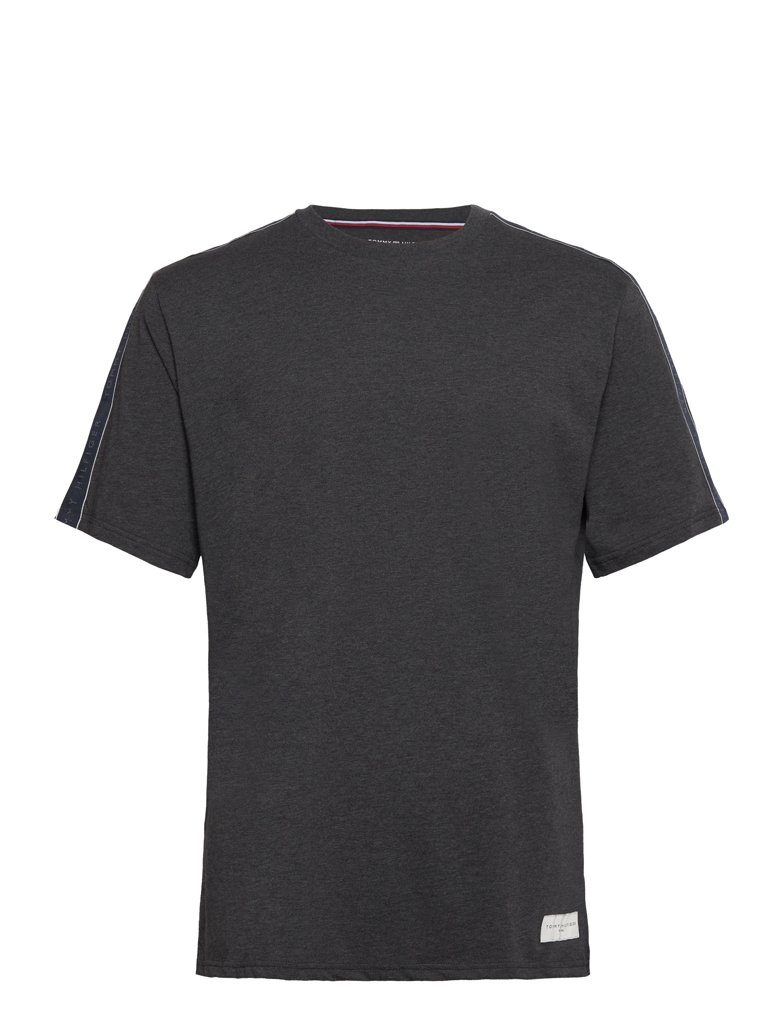 Tommy Hilfiger - SS TEE LOGO - kurzärmelig - dark grey ht - 0