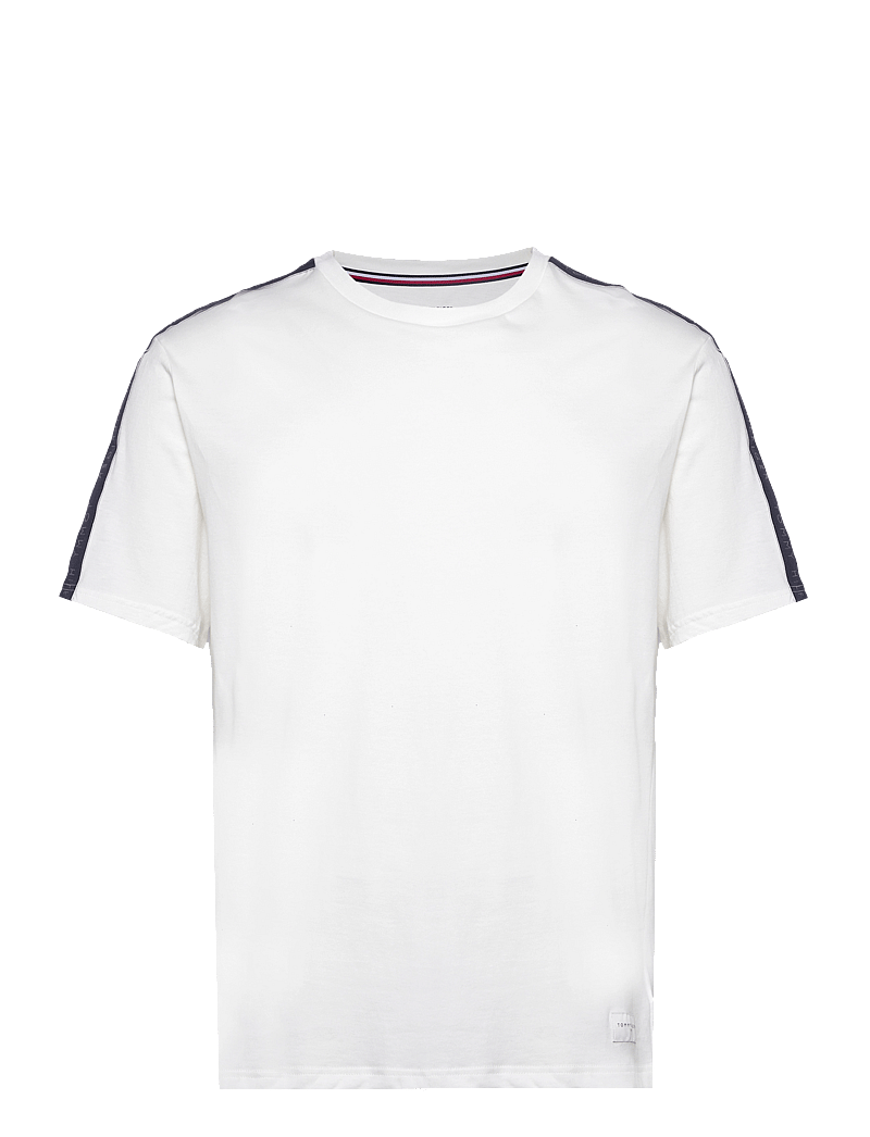 Tommy Hilfiger - SS TEE LOGO - kortärmade t-shirts - ecru - 1