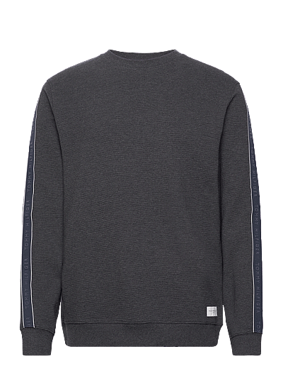 Tommy Hilfiger HWK TRACK TOP - Round Necks - DARK GREY HT / grey