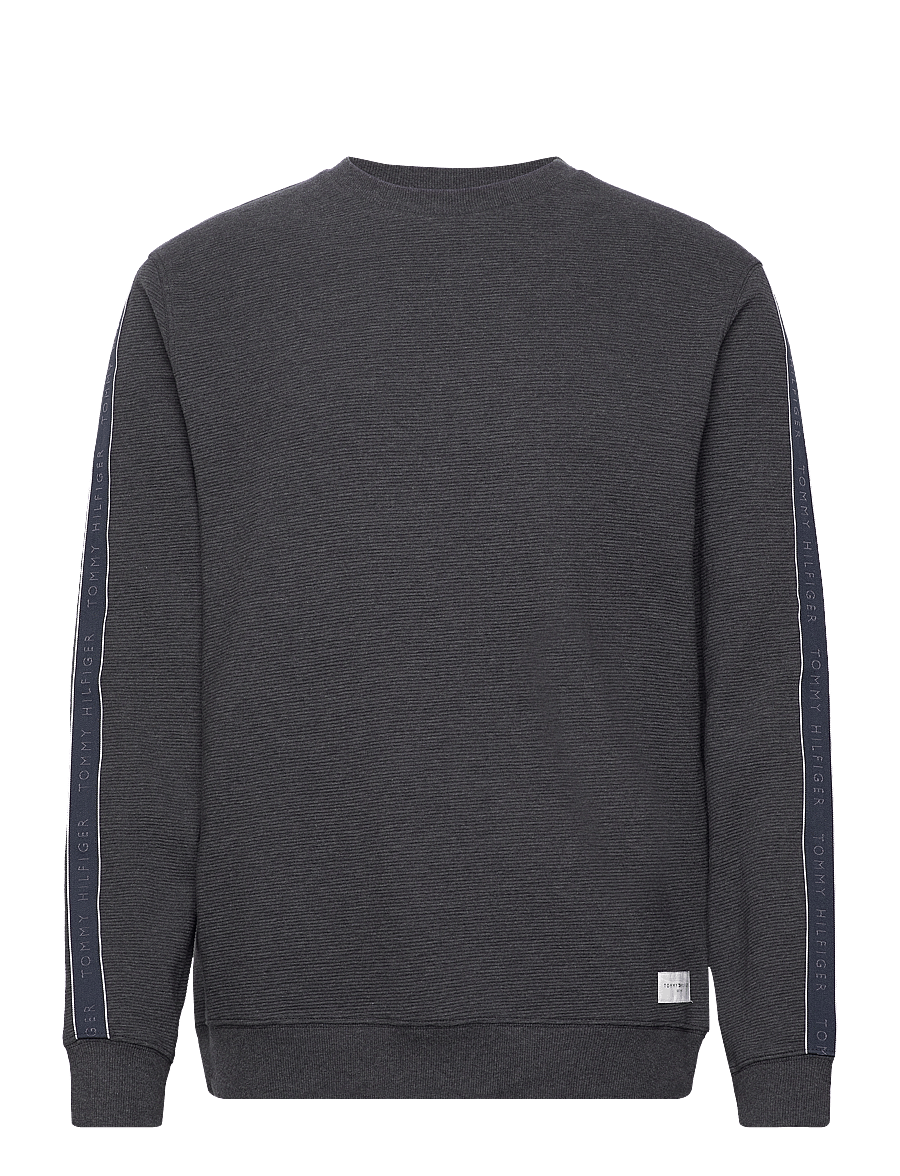 Tommy Hilfiger - HWK TRACK TOP - rundhals - dark grey ht - 0