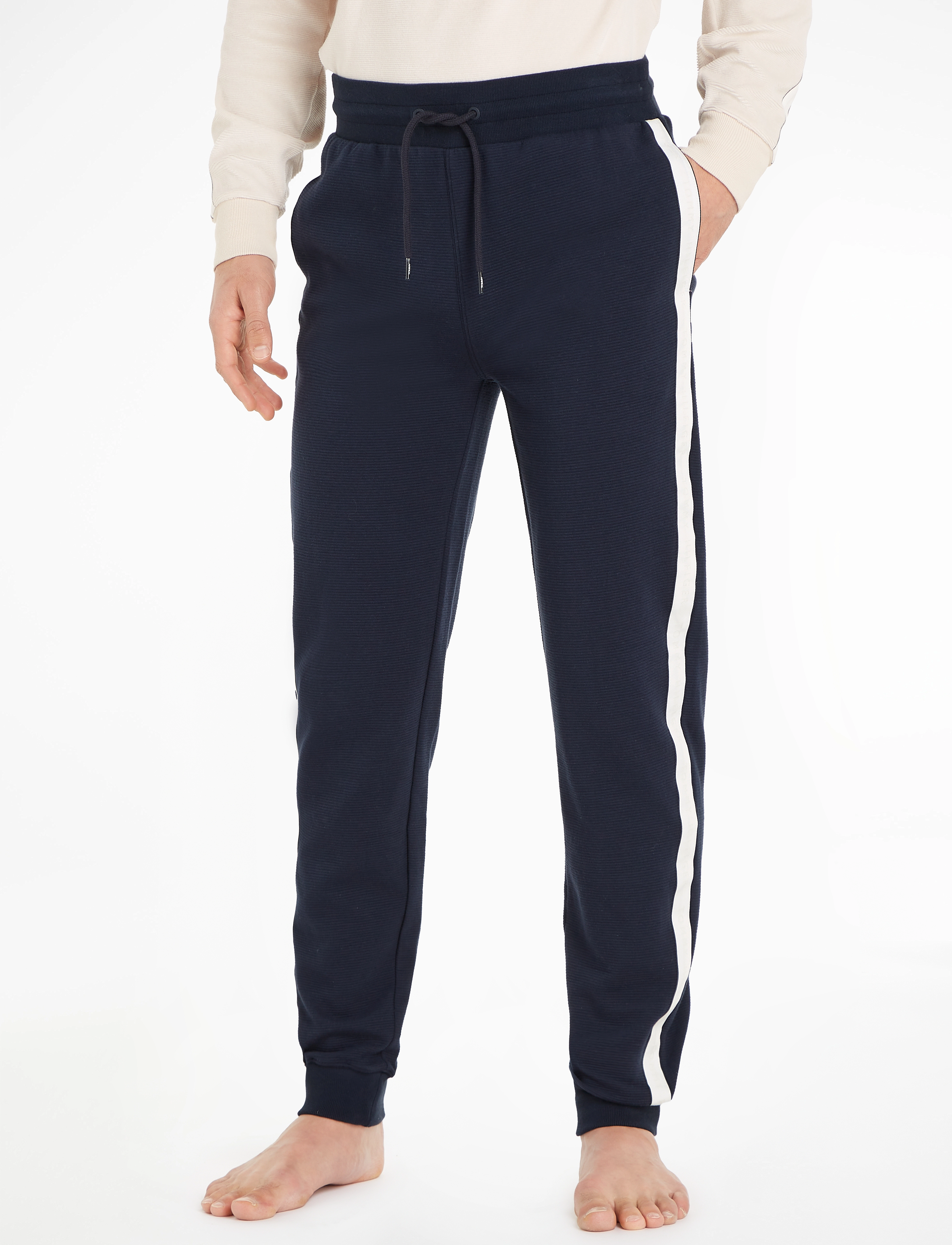 Tommy Hilfiger Hwk Track Pant, S, Night & Loungewear, Marineblau - Lounge Pants, Männerswear
