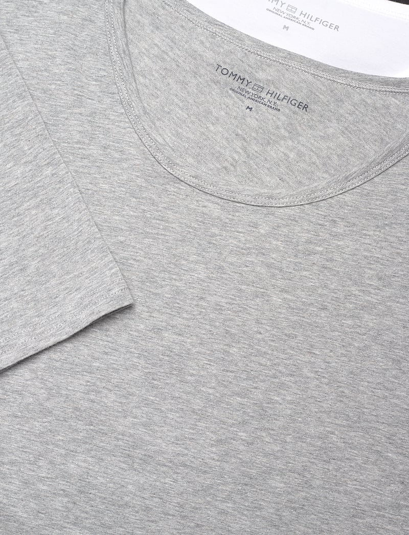 Tommy Hilfiger - 3P LS Tee - langermabolir - black white grey heather - 4