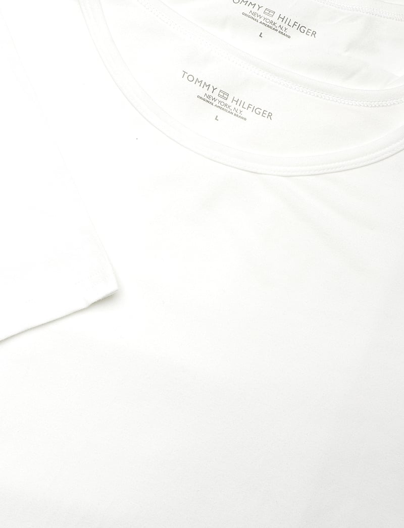 Tommy Hilfiger - 3P LS Tee - långärmade t-shirts - white white white - 4