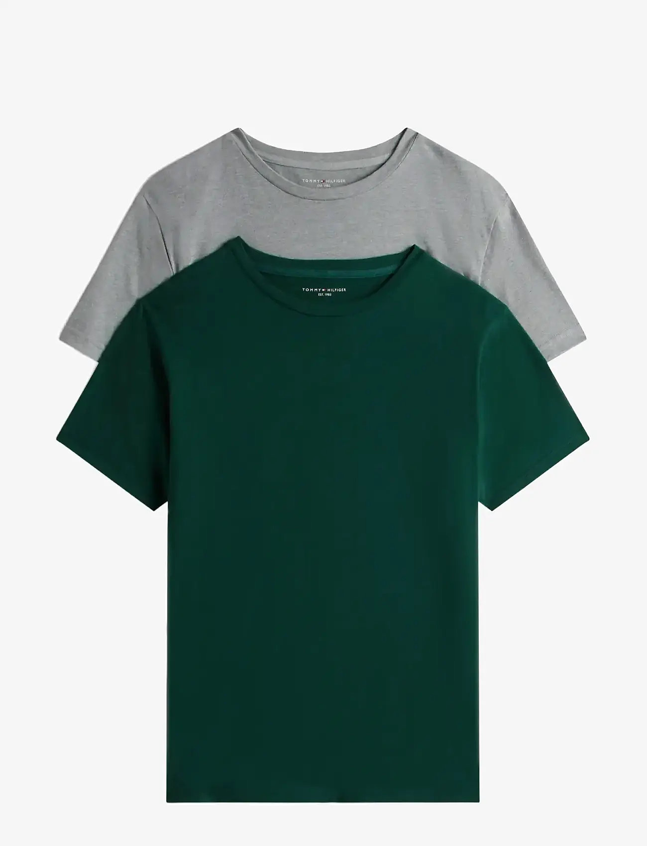 Tommy Hilfiger - 3P TRUNK & 2P TEE SET - pyjamasset - or grn/md gry/ds sk/dp rg/or grn - 1