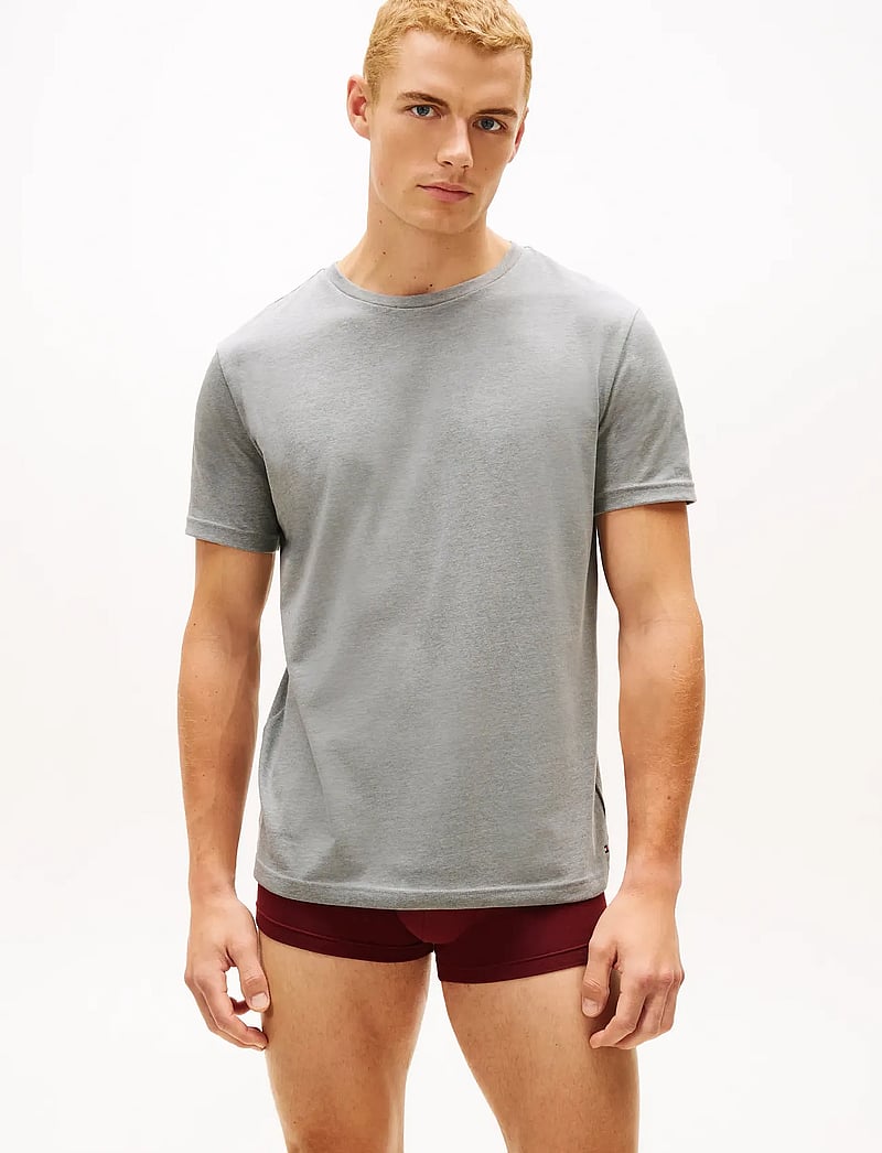 Tommy Hilfiger - 3P TRUNK & 2P TEE SET - pyjamasset - or grn/md gry/ds sk/dp rg/or grn - 3