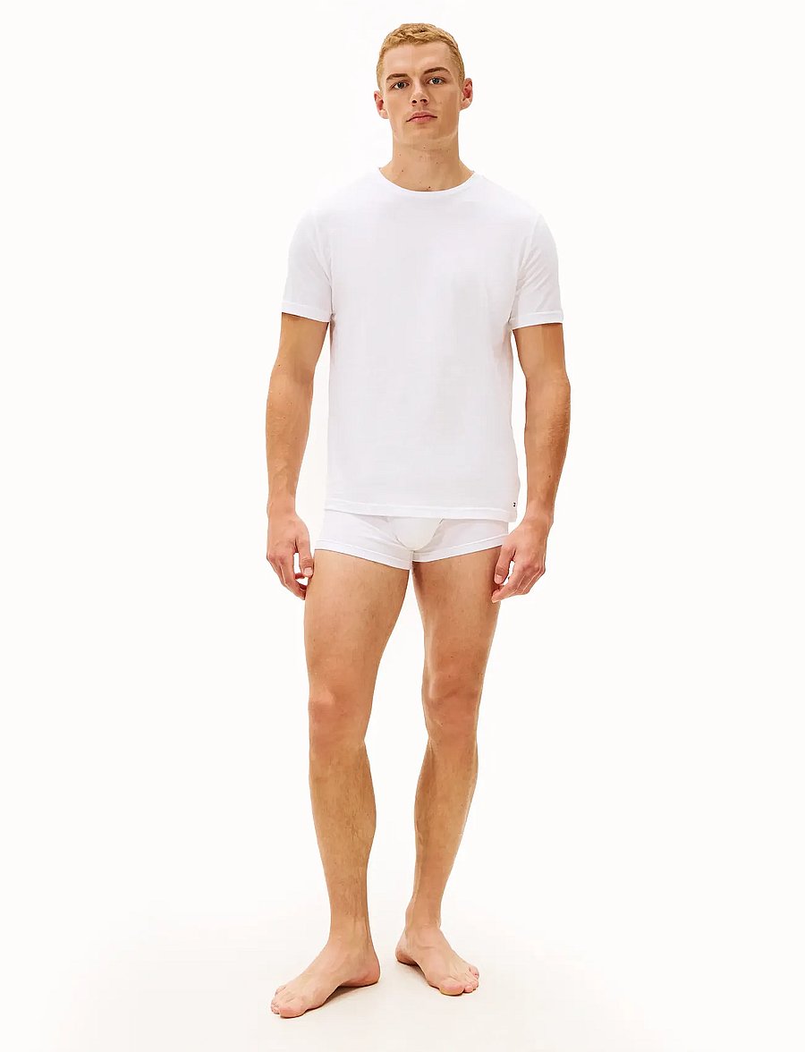 Tommy Hilfiger - 3P TRUNK & 2P TEE SET - pidžaamakomplektid - white/desert sky - 0