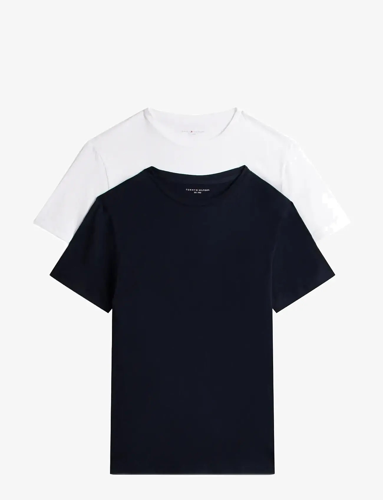 Tommy Hilfiger - 3P TRUNK & 2P TEE SET - nattøj sæt - white/desert sky - 3