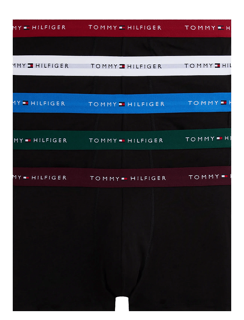 Tommy Hilfiger - 5P TRUNK WB - unterhosen im multipack - b com/dp br/rg rd/w/orn gr - 1