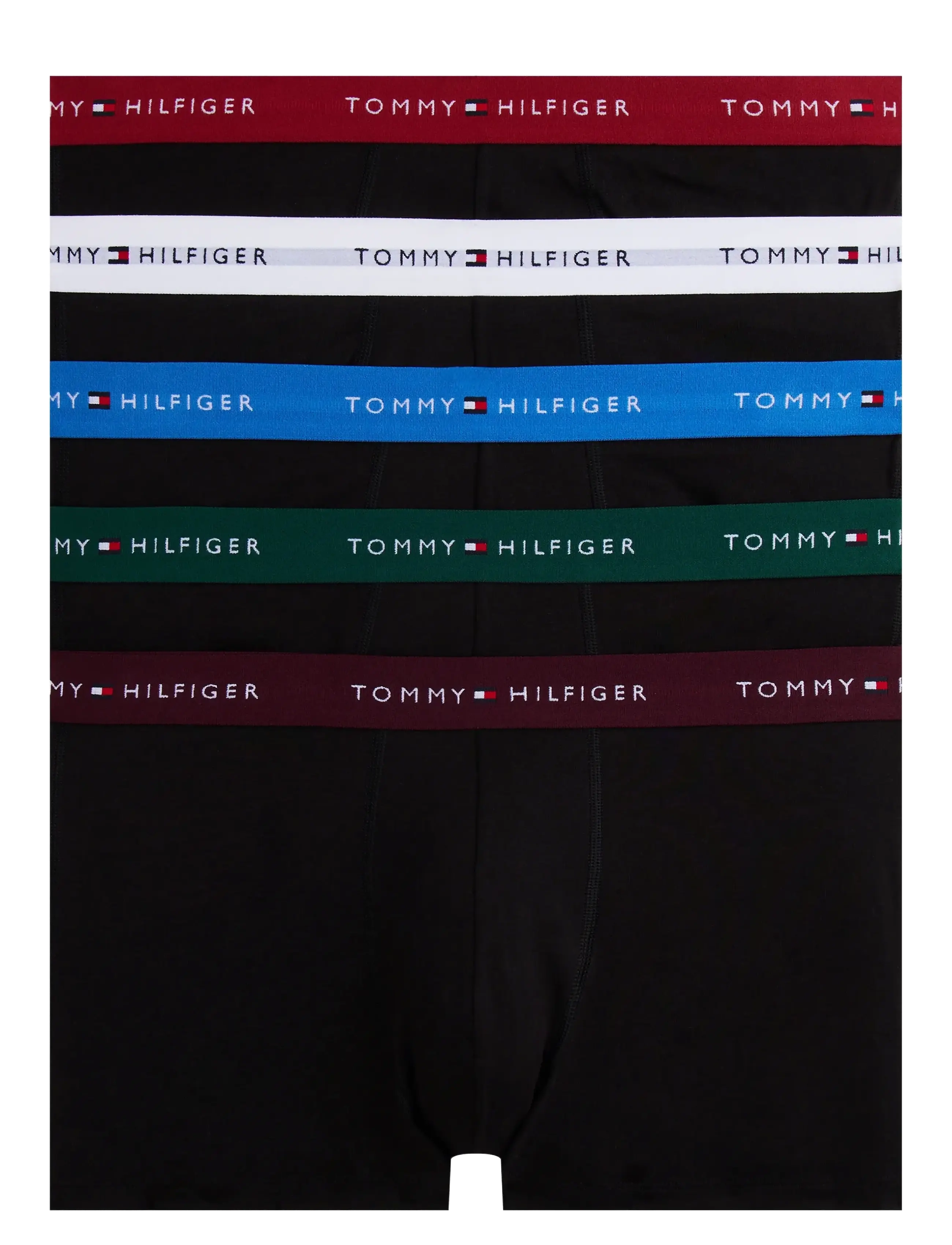 Tommy Hilfiger - 5P TRUNK WB - trunks - b com/dp br/rg rd/w/orn gr - 1
