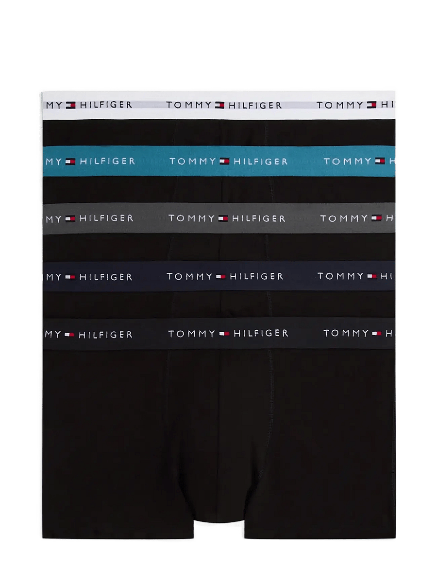 Tommy Hilfiger - 5P TRUNK WB - boxer briefs - fm ocn drk ash des sk blk w - 1