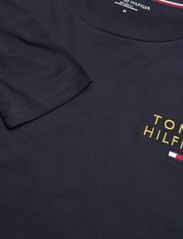 Tommy Hilfiger - LS TEE LOGO GOLD - basic t-shirts - desert sky - 2