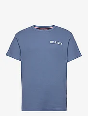 Tommy Hilfiger - SS TEE - pyjama tops - iron blue - 0