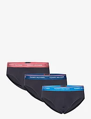 Tommy Hilfiger - 3P WB BRIEF - alhaisimmat hinnat - cer aqua/deep indigo/dockside red - 0