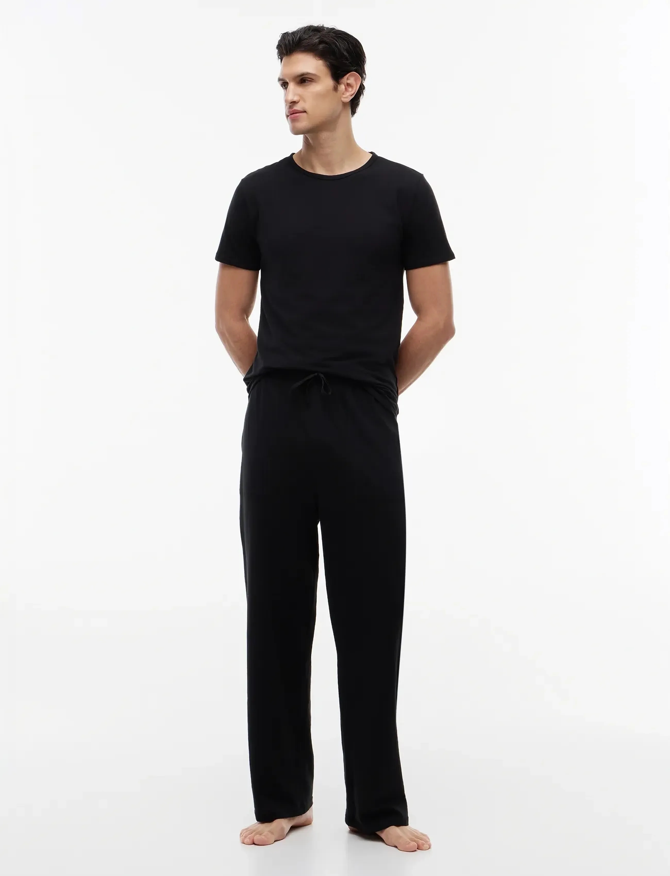 Tommy Hilfiger - STRETCH CN TEE SS 3PACK - t-shirts im multipack - black black black - 3