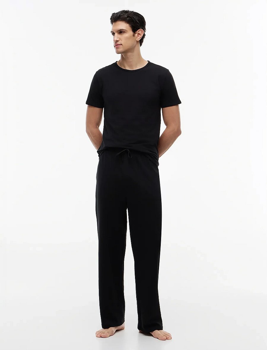 Tommy Hilfiger - STRETCH CN TEE SS 3PACK - multipack t-shirts - black black black - 3