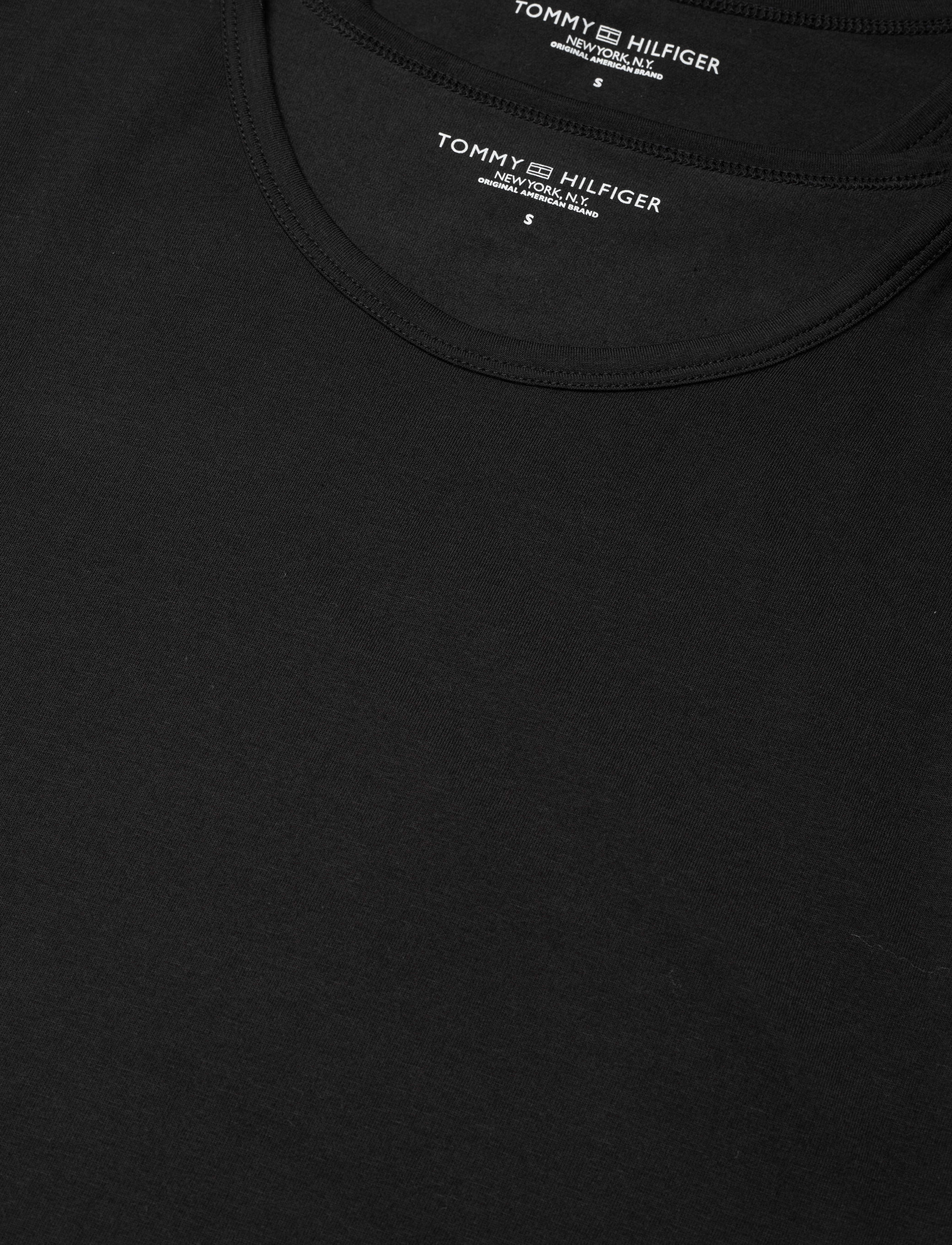 Tommy Hilfiger - STRETCH CN TEE SS 3PACK - t-shirts im multipack - black black black - 4
