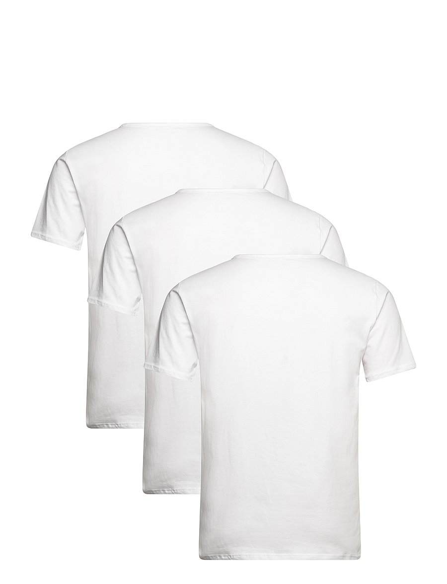 Tommy Hilfiger - STRETCH CN TEE SS 3PACK - multipack t-shirts - white white white - 4