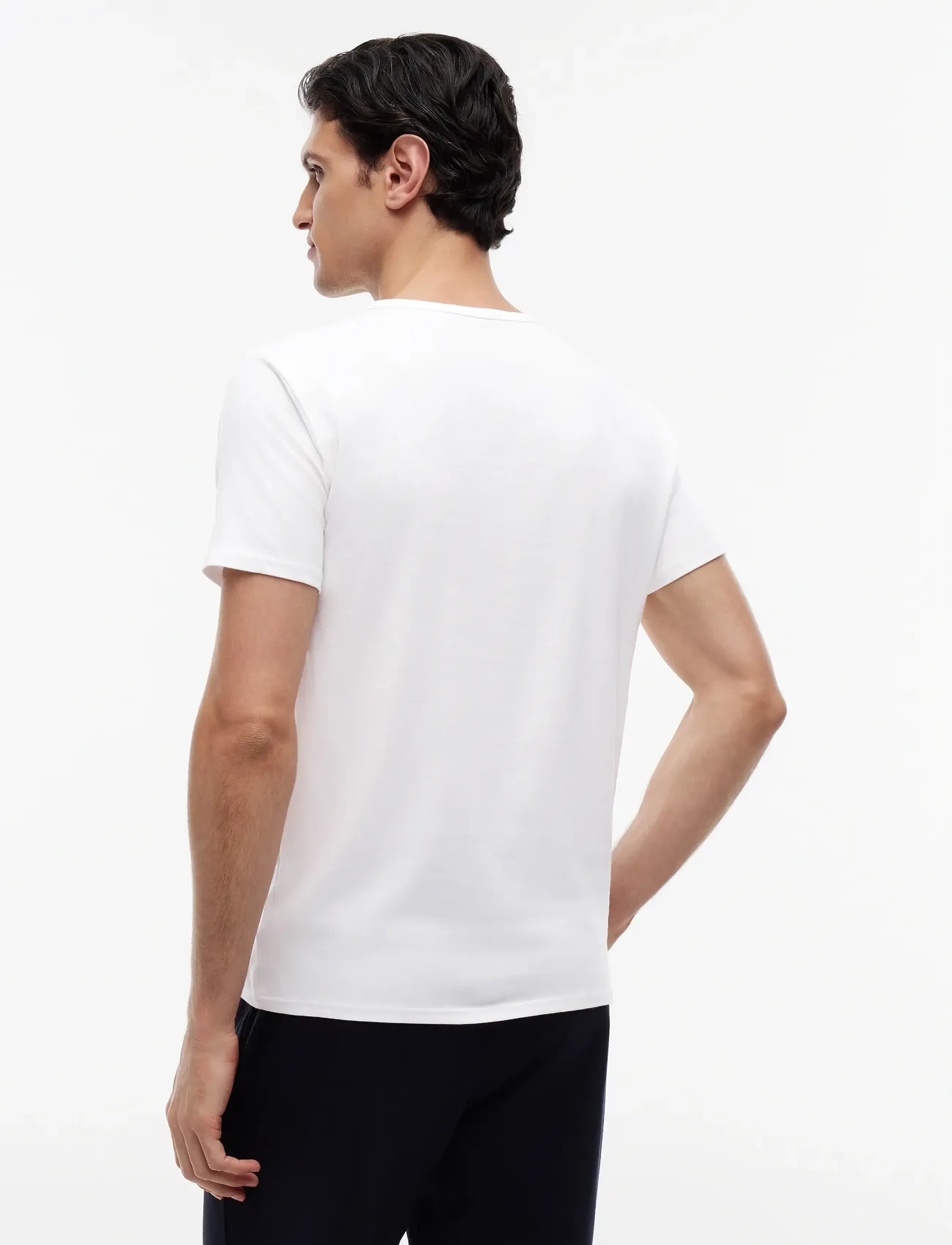 TOMMY HILFIGER Stretch Cn Tee Ss 3Pack t-shirts - bas herr – bild 2