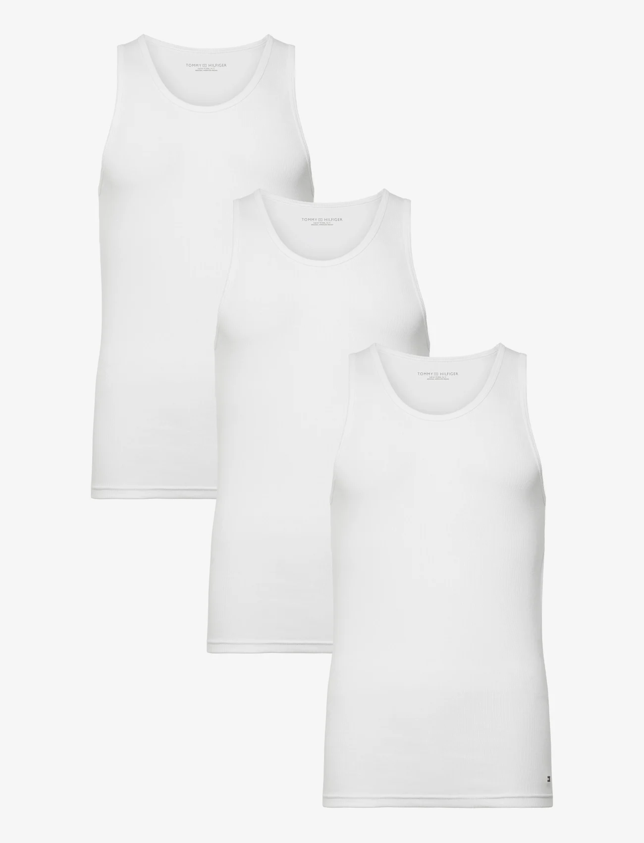 Tommy Hilfiger - 3P TANK TOP - sleeveless t-shirts - white/white/white - 0