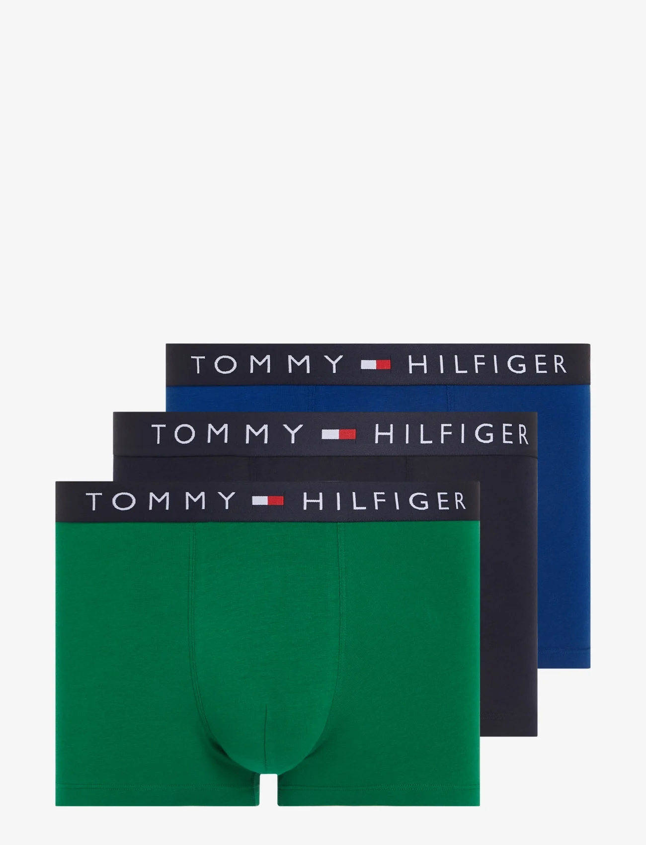 Tommy Hilfiger - 3P TRUNK - bokserid - anchor blue/des sky/nou green - 0