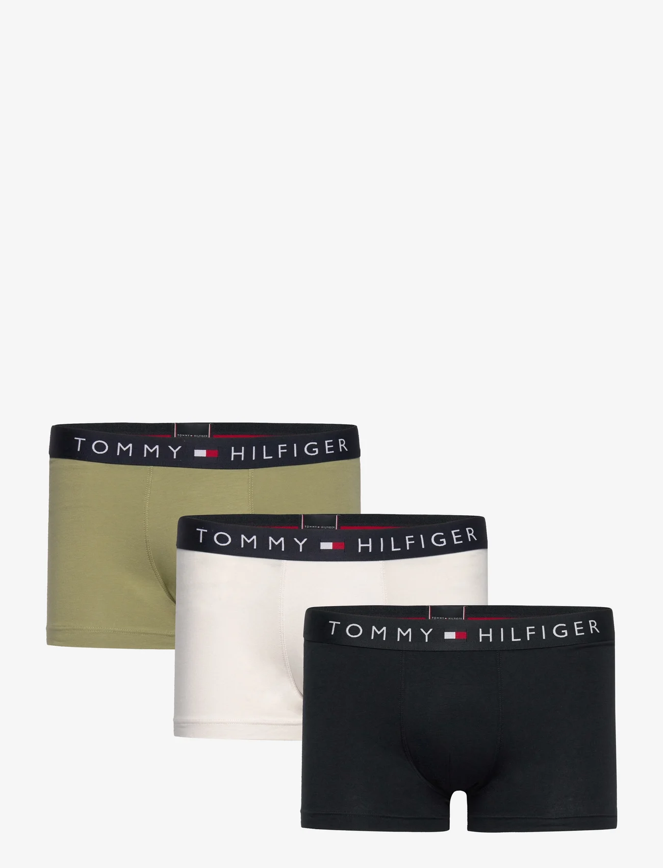 Tommy Hilfiger - 3P TRUNK - laveste priser - faded olive/des sky/misty coast - 0