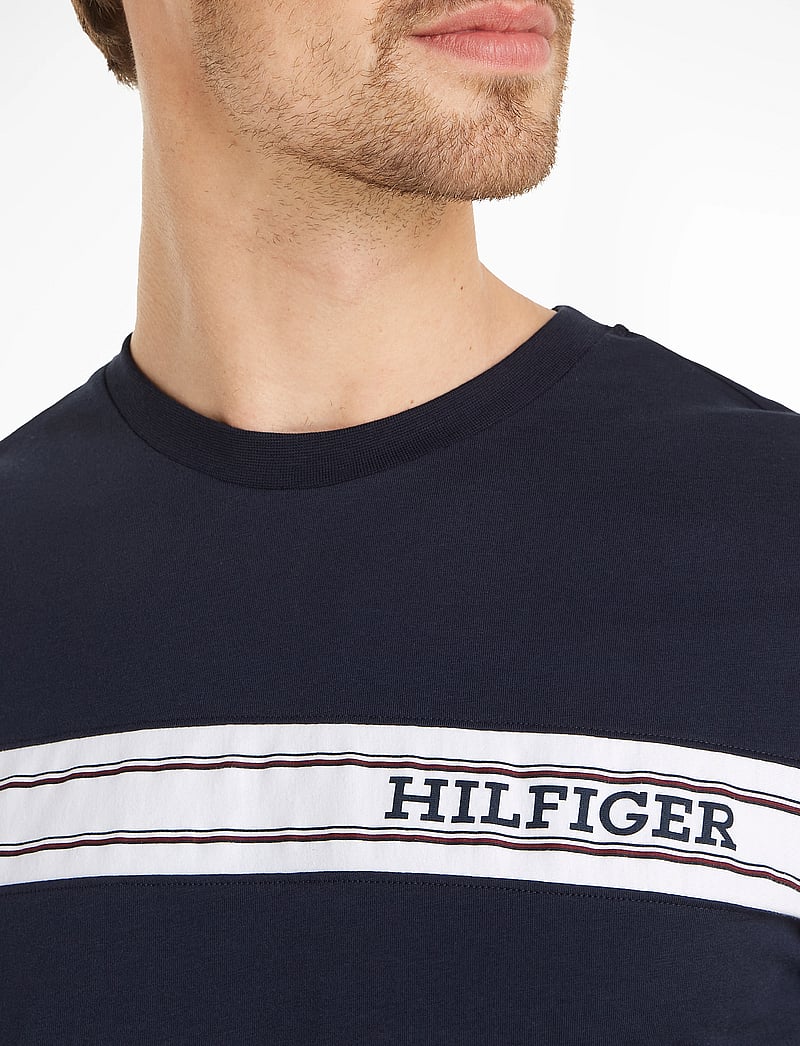 Tommy Hilfiger - SS TEE - kortärmade t-shirts - desert sky - 3