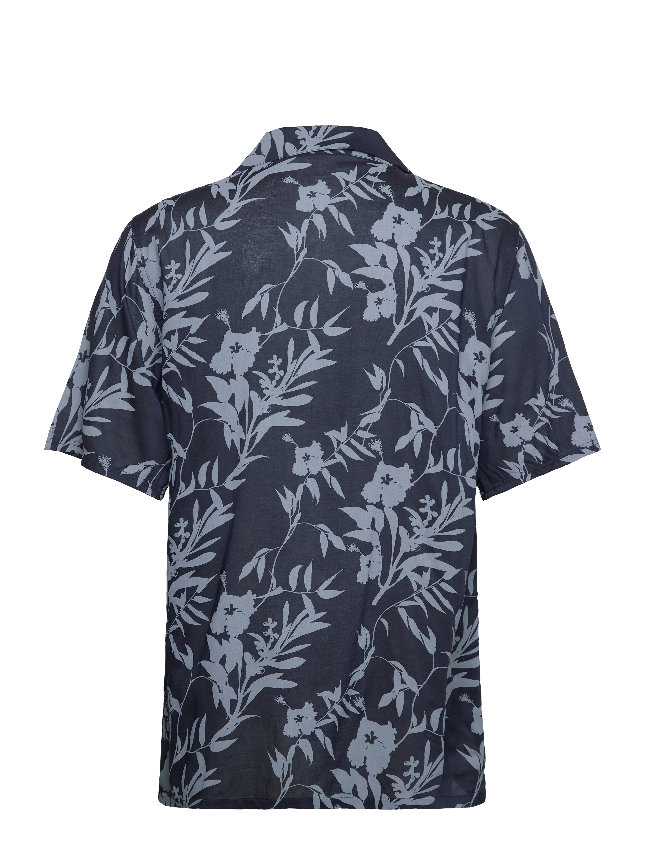 Tommy Hilfiger - BOWLING SHIRT PRINT - kortärmade skjortor - floral tropic aop desert sky - 2