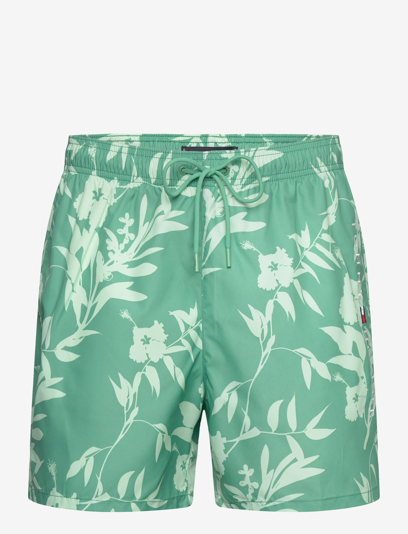 Tommy Hilfiger - MEDIUM DRAWSTRING PRINT - badeshorts - floral tropic aop fort green - 0