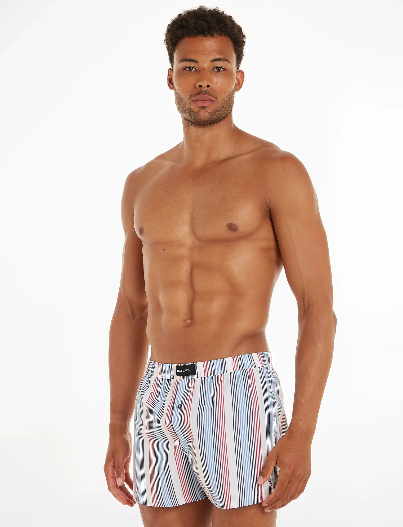 Tommy Hilfiger - 3P WOVEN BOXER PRINT - boxer shorts - global str/spaced ithaca/des sky - 1