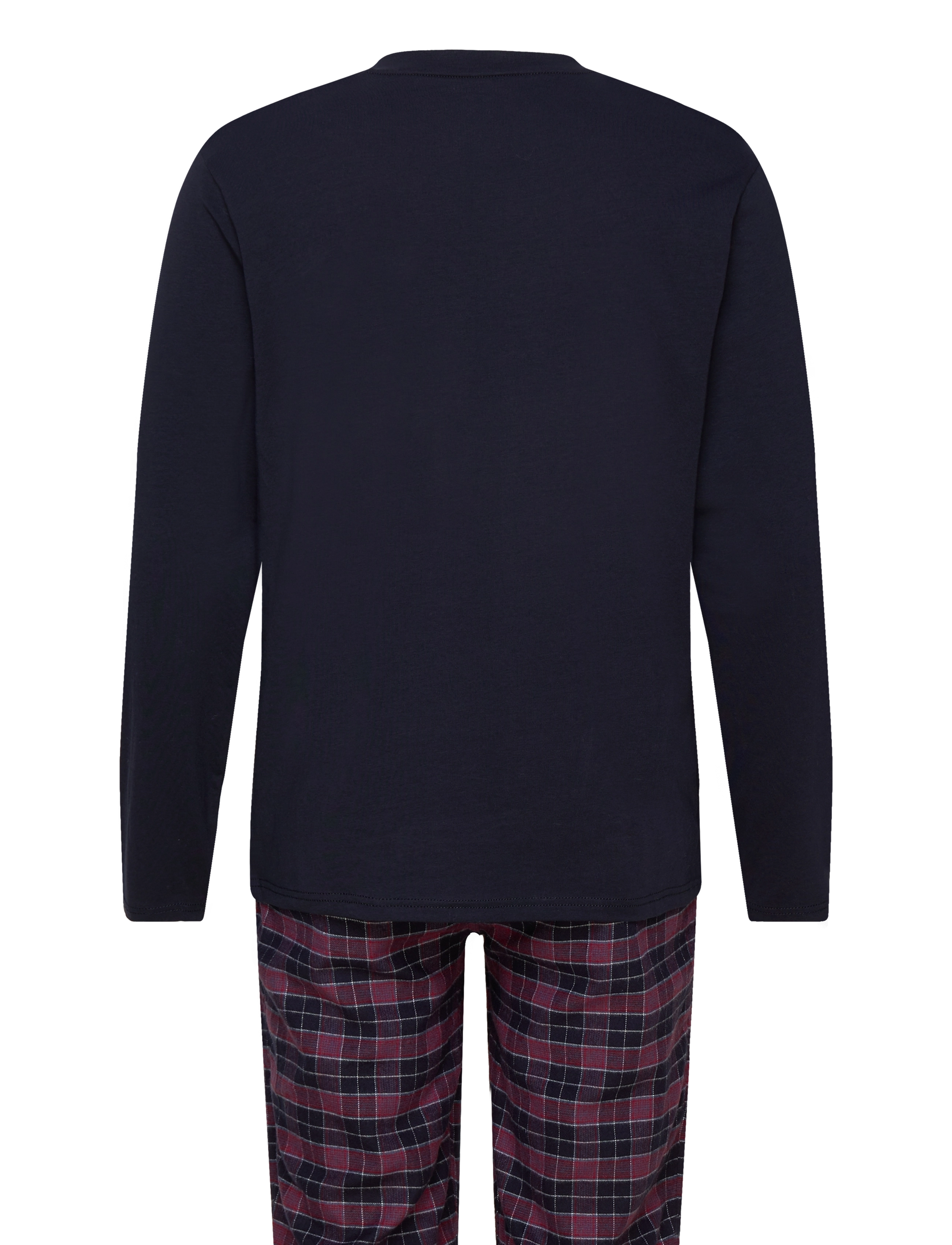 Tommy Hilfiger - LS FLANNEL PJ SET PRINT - desert sky / prince of wales check - 1