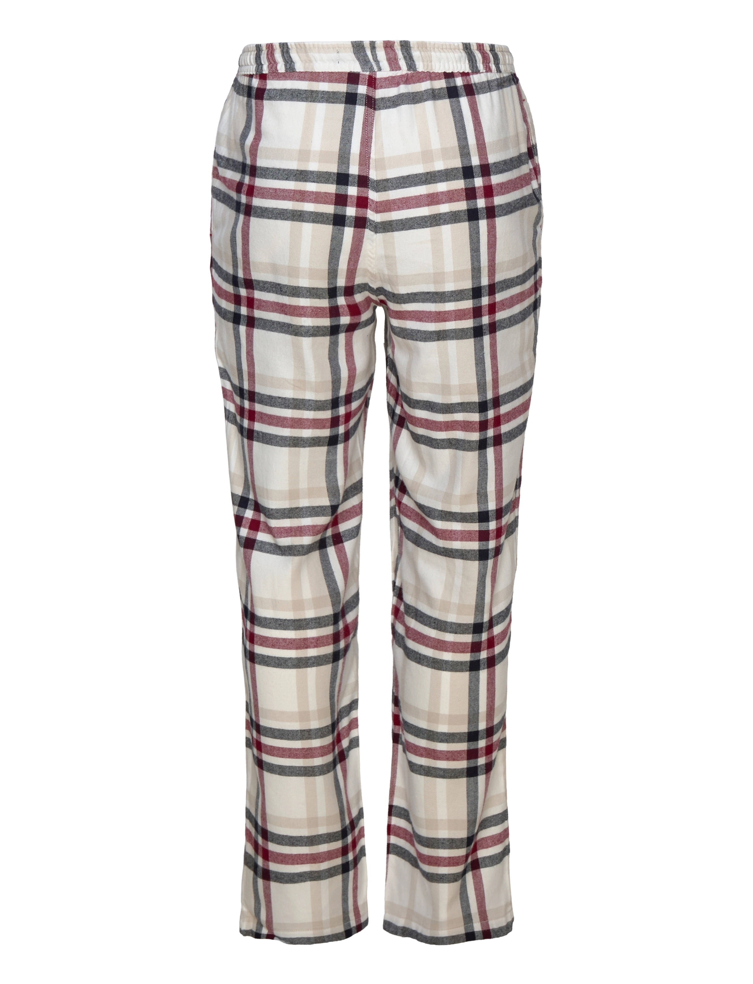 Tommy Hilfiger - LS FLANNEL PJ SHIRT SET - heritage plaid ivory - 3