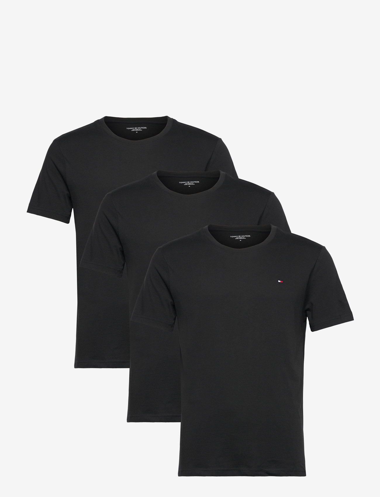 Tommy Hilfiger - 3P SS TEE - multipack t-shirts - black black black - 1