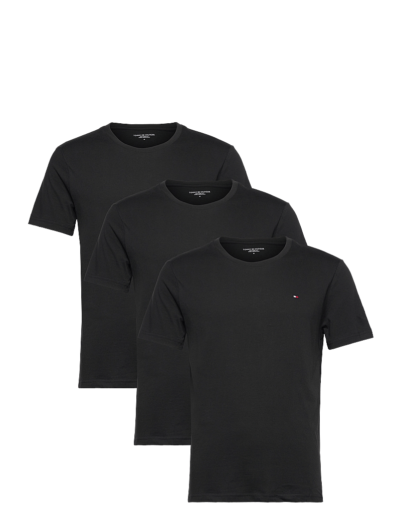 Tommy Hilfiger - 3P SS TEE - multipack t-shirts - black black black - 1