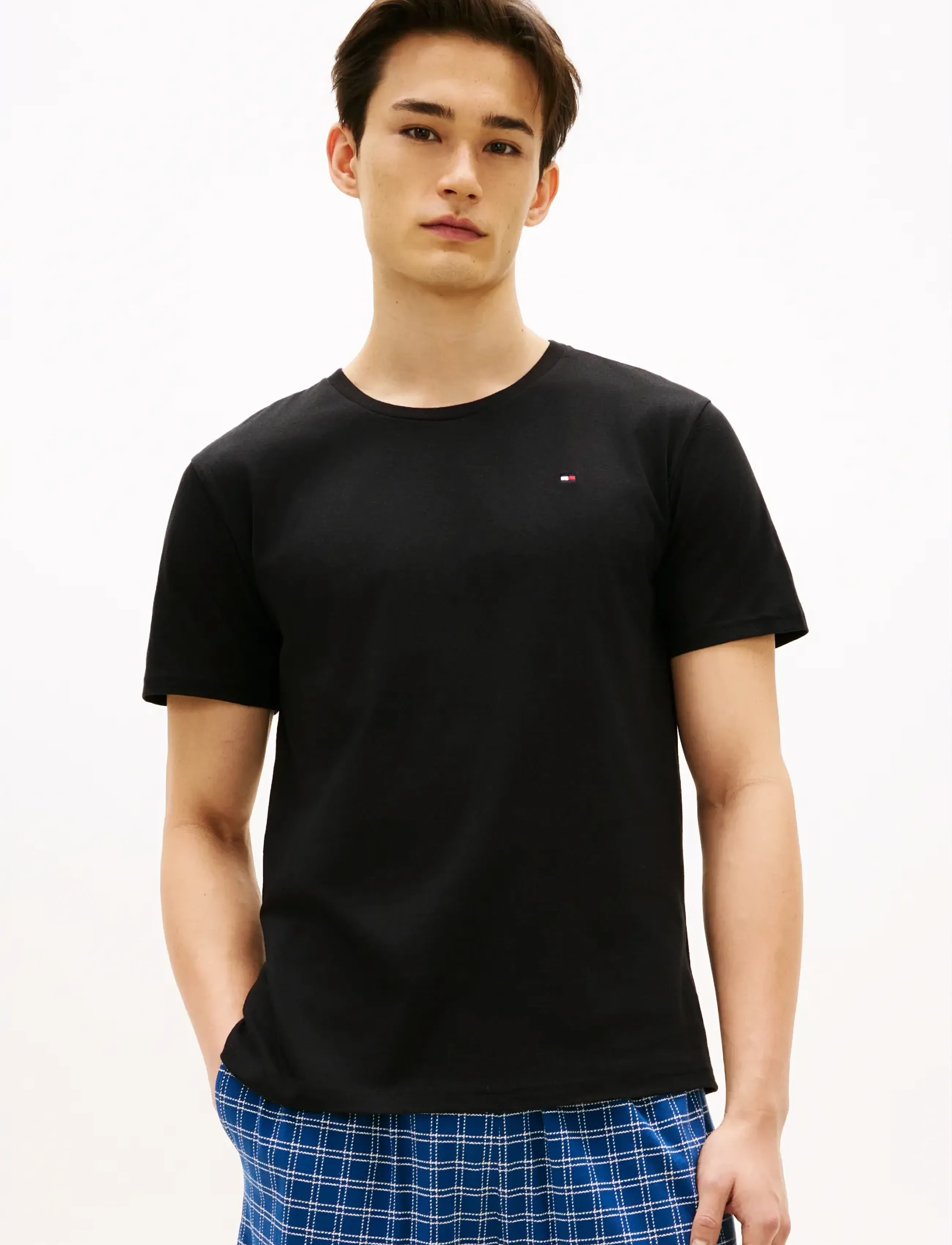 Tommy Hilfiger 3P Ss Tee, M, T-shirts, Schwarz - Short-sleeved, Männerswear