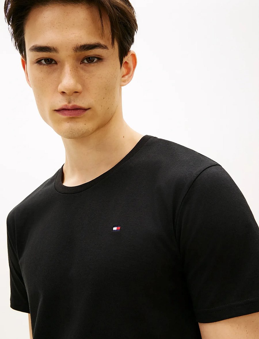 Tommy Hilfiger - 3P SS TEE - multipack t-shirts - black black black - 3