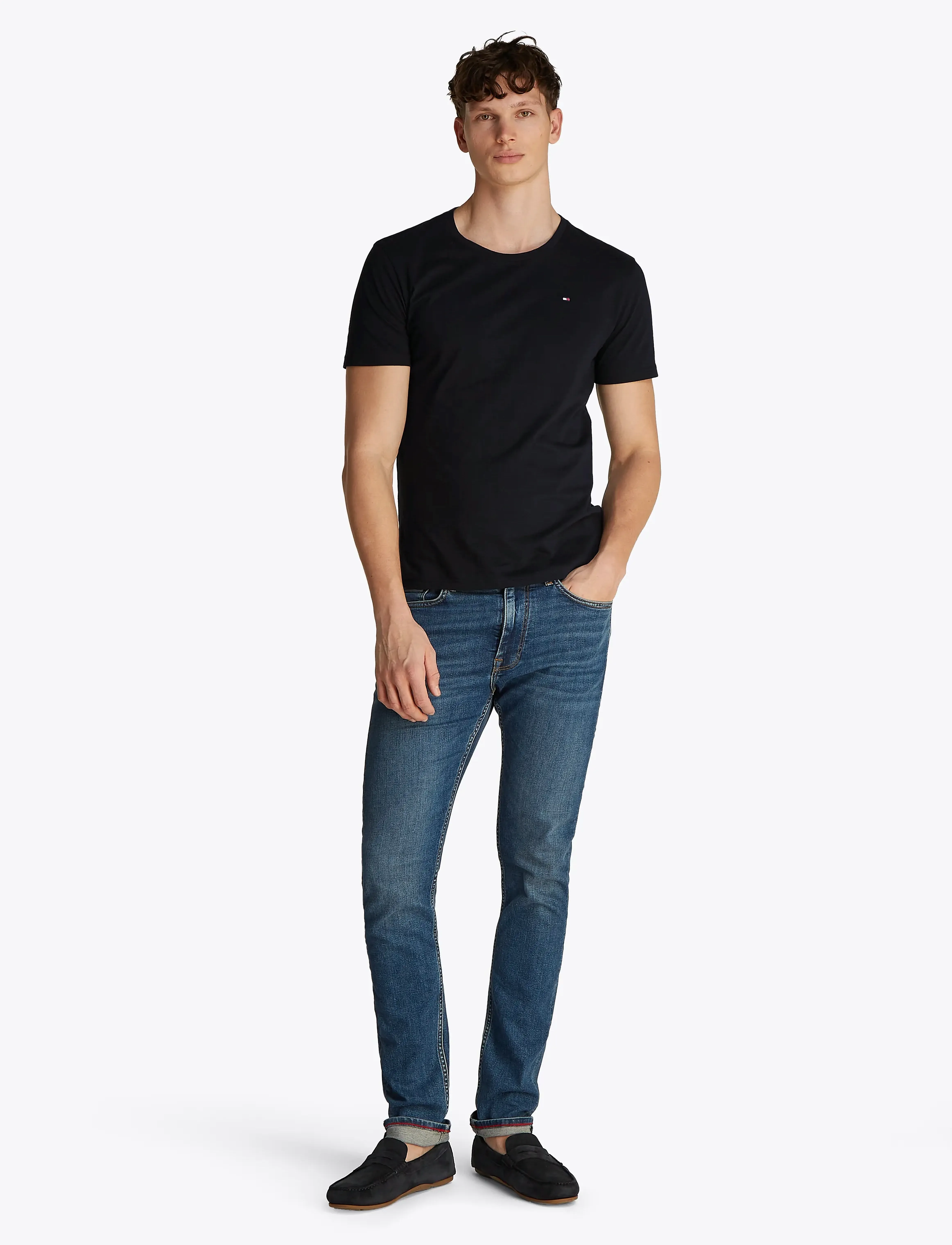 Tommy Hilfiger - 3P SS TEE - multipack t-shirts - black black black - 4