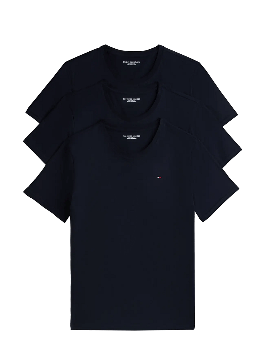 Tommy Hilfiger - 3P SS TEE - multipack t-shirts - des sky des sky des sky - 1