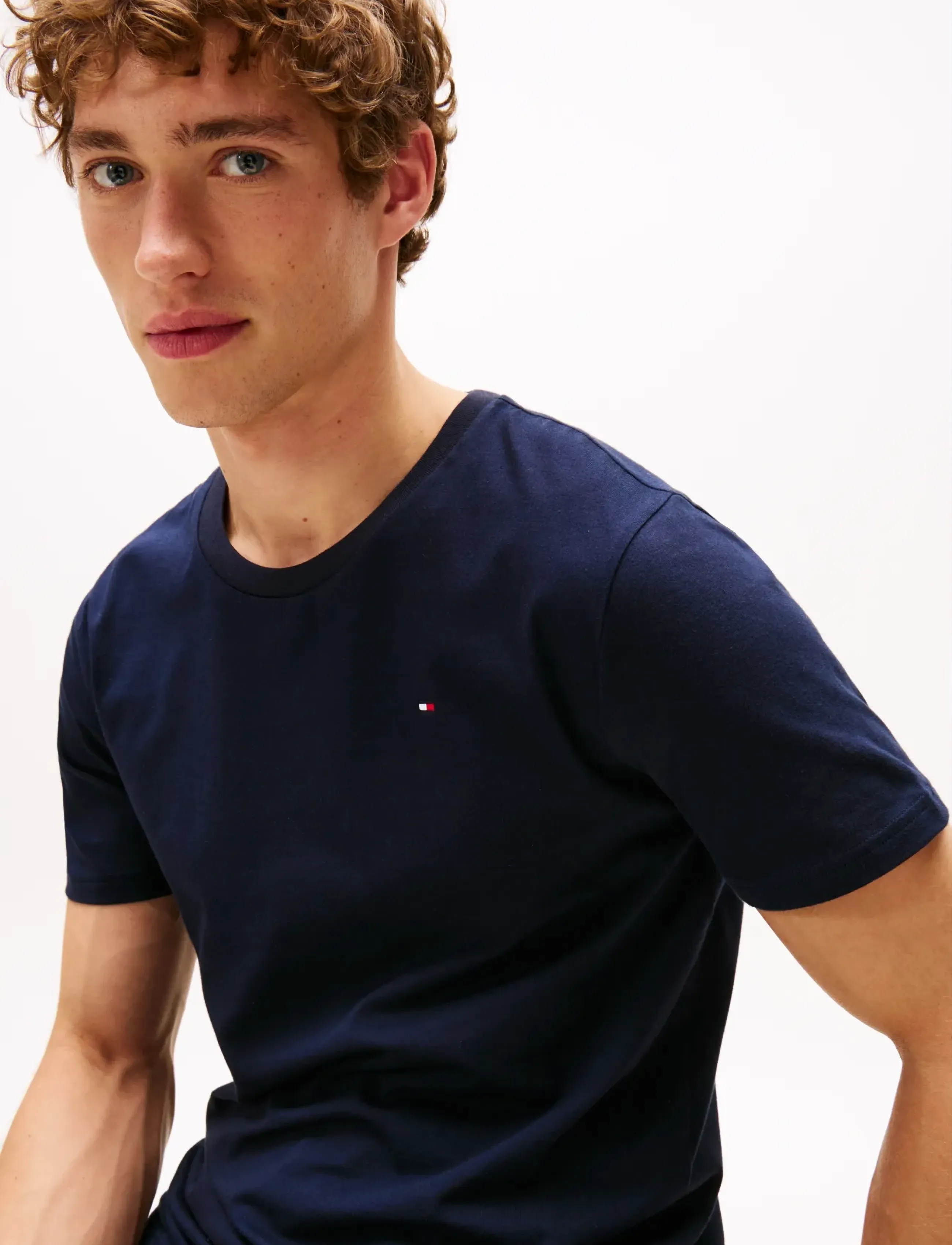 Tommy Hilfiger - 3P SS TEE - multipack t-shirts - des sky utl sage white - 3
