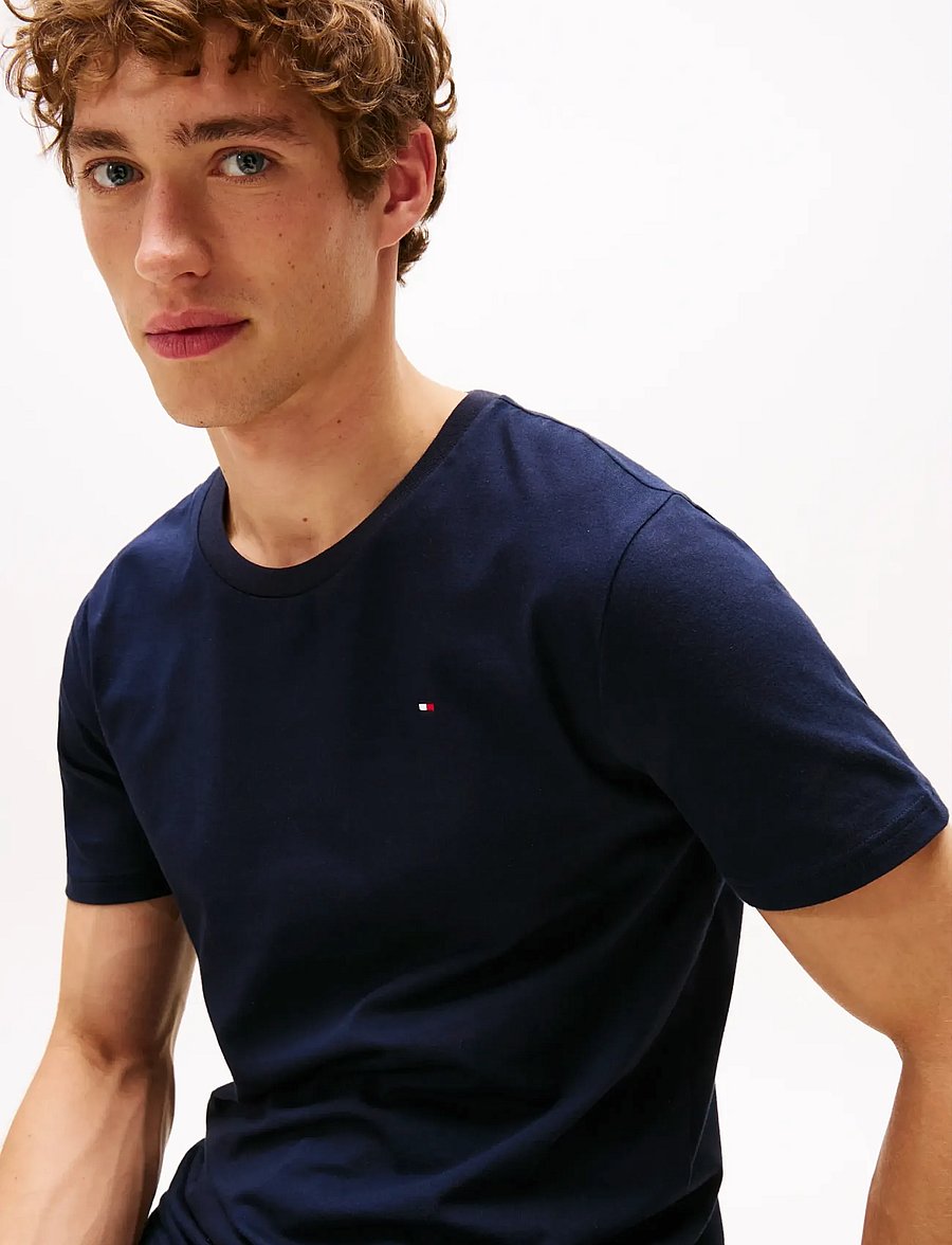 Tommy Hilfiger - 3P SS TEE - t-shirts im multipack - des sky utl sage white - 3
