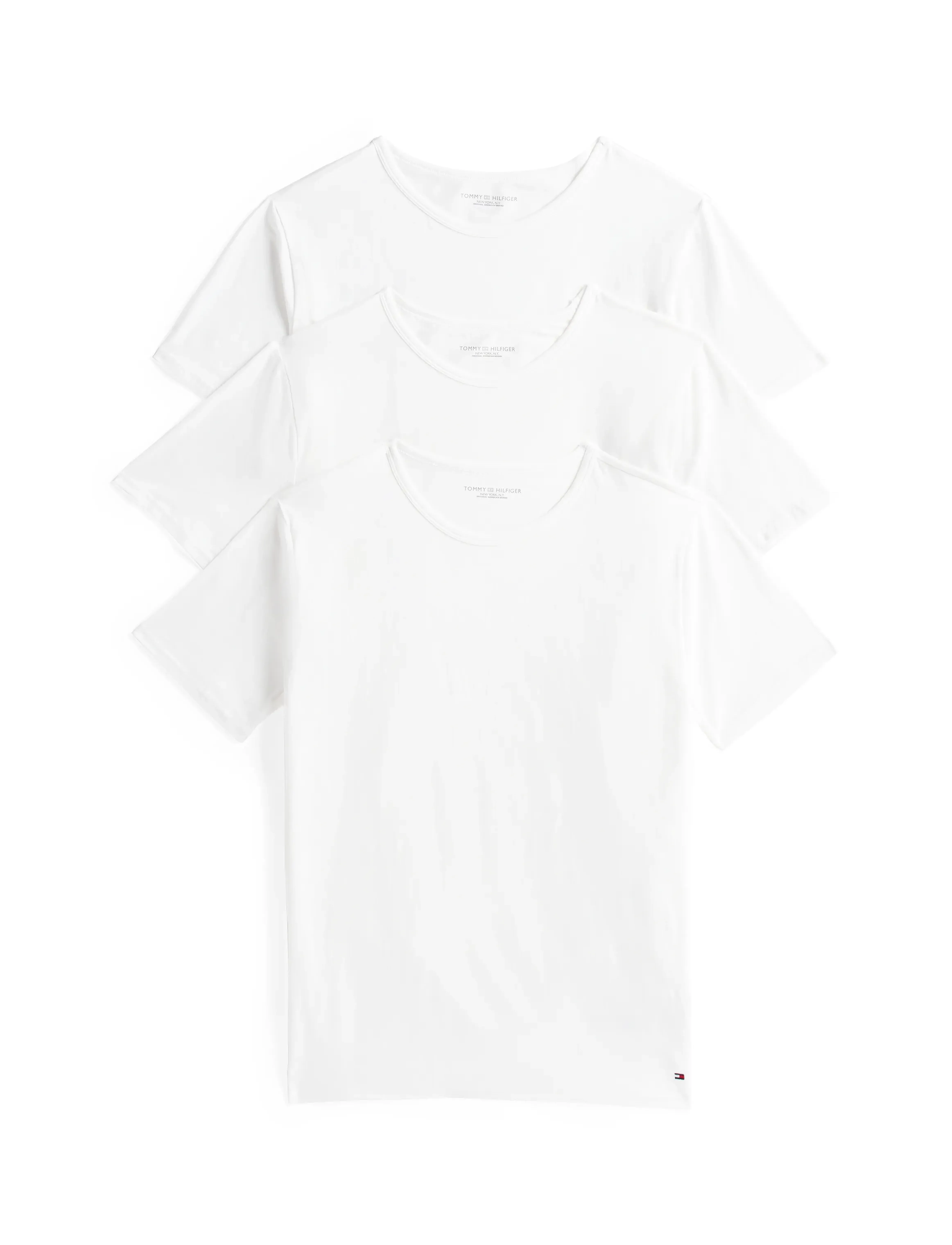 Tommy Hilfiger 3P SS TEE - Tommy Hilfiger - WHITE WHITE WHITE / white