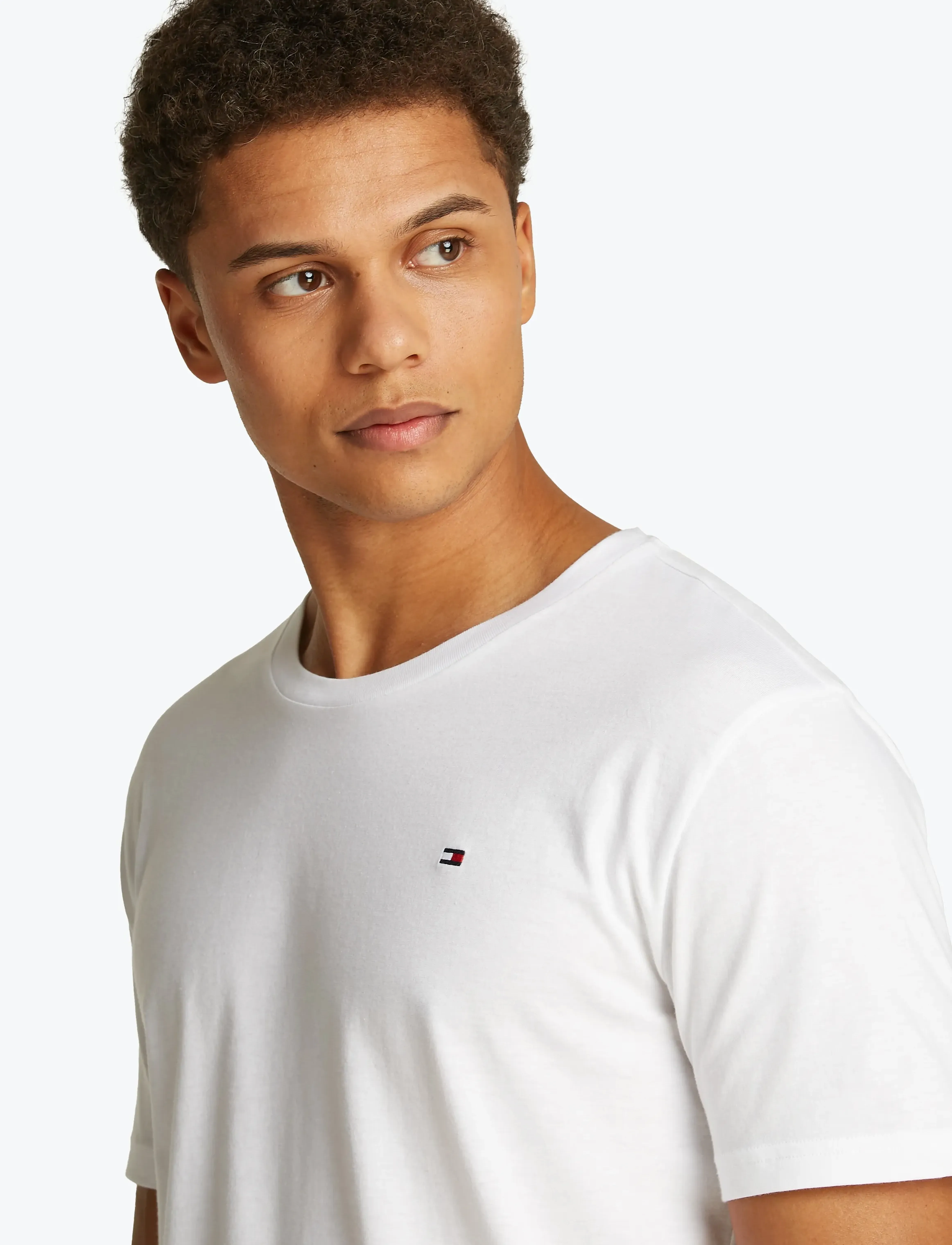 Tommy Hilfiger - 3P SS TEE - kortärmade t-shirts - white white white - 4