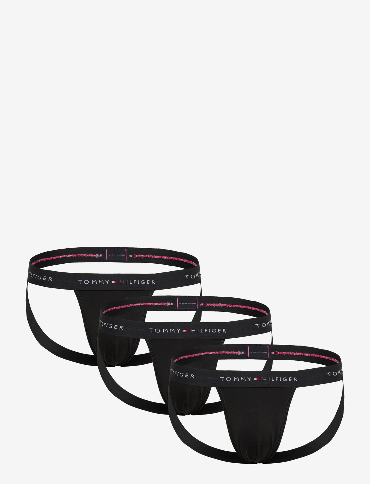 Tommy Hilfiger - 3P JOCKSTRAP WB - alushousut monipakkauksessa - black/black/black - 1