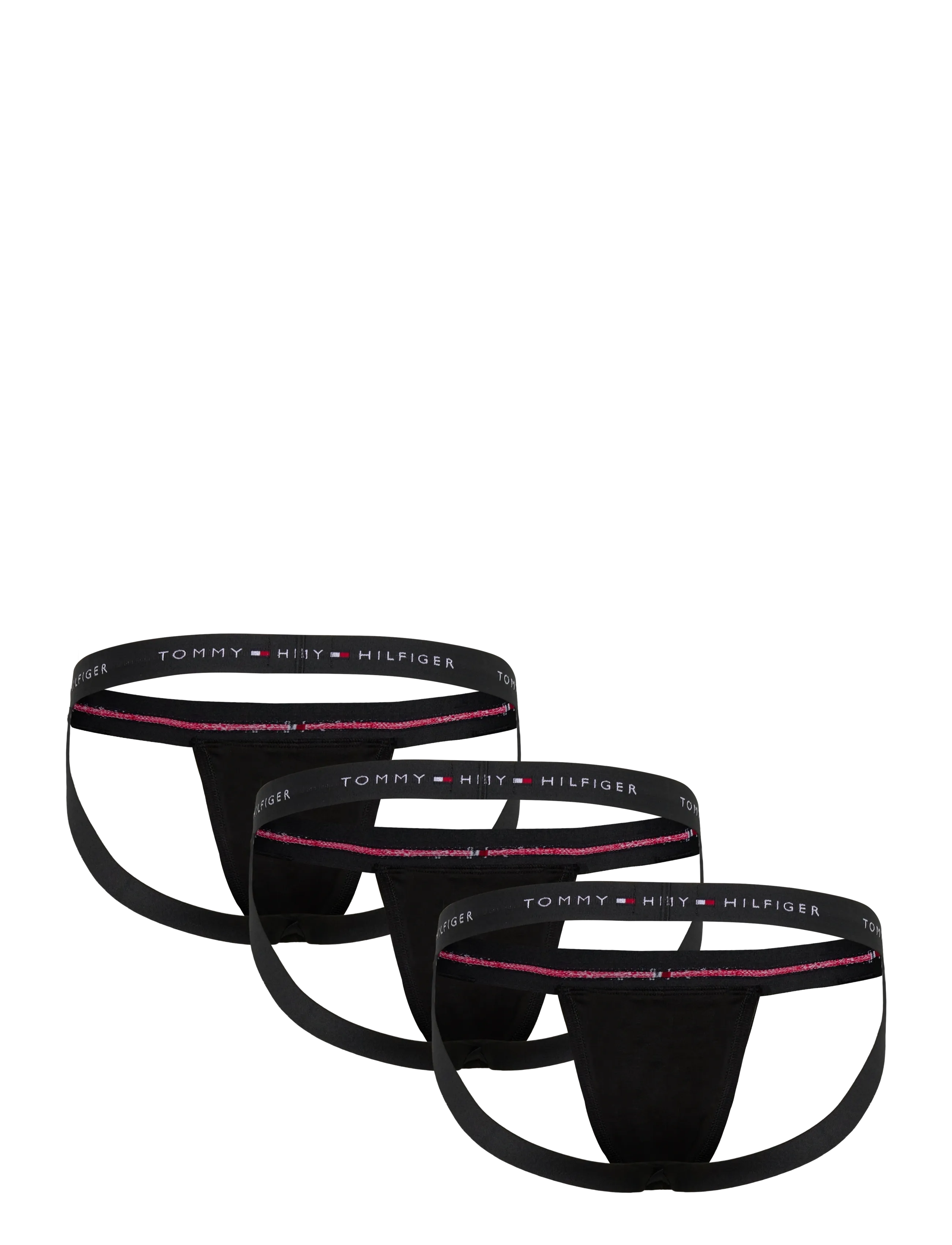 Tommy Hilfiger - 3P JOCKSTRAP WB - heren slips - black/black/black - 4