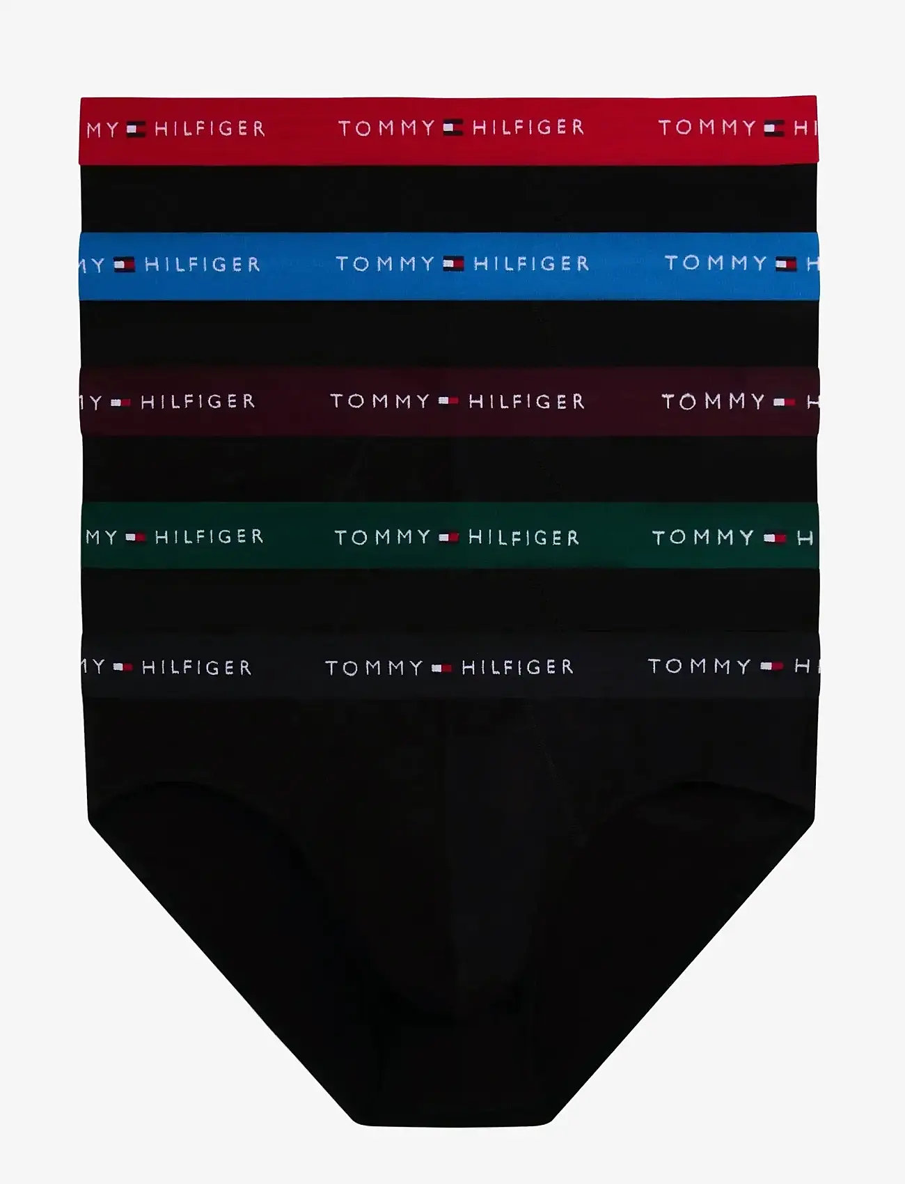 Tommy Hilfiger - 5P BRIEF WB - dp bg/bl cm/prm rd/or gr/blk - 1