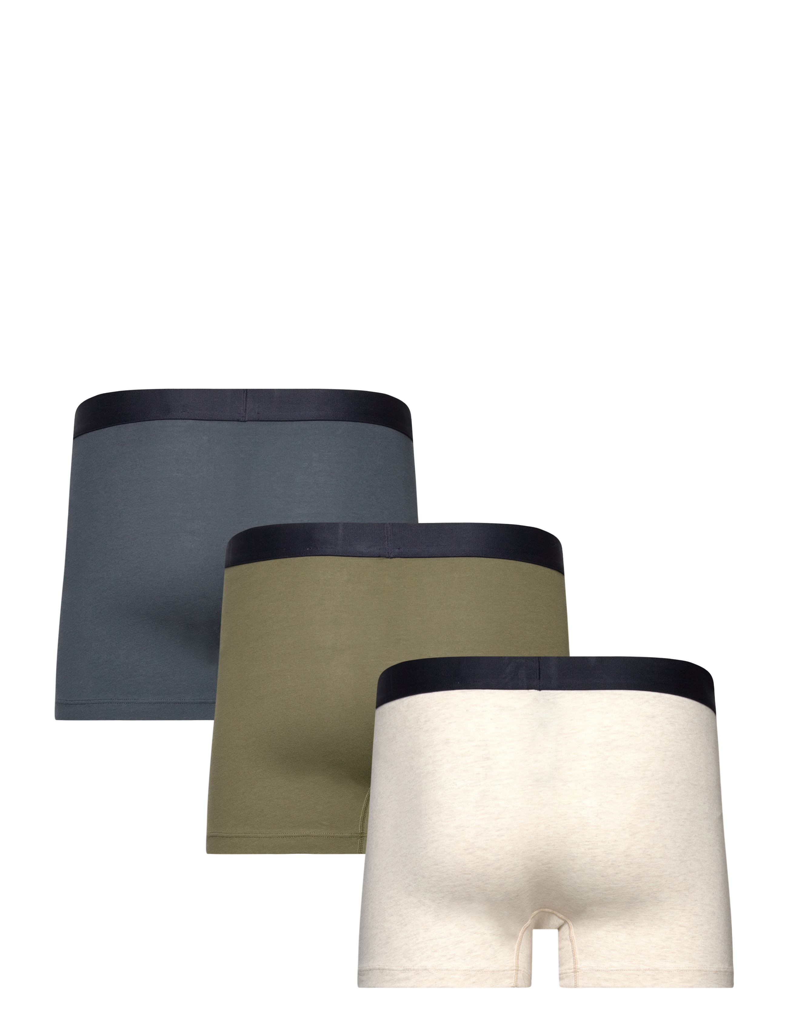 Tommy Hilfiger - 3P TRUNK - oat htr/mil denim/utility olive - 4